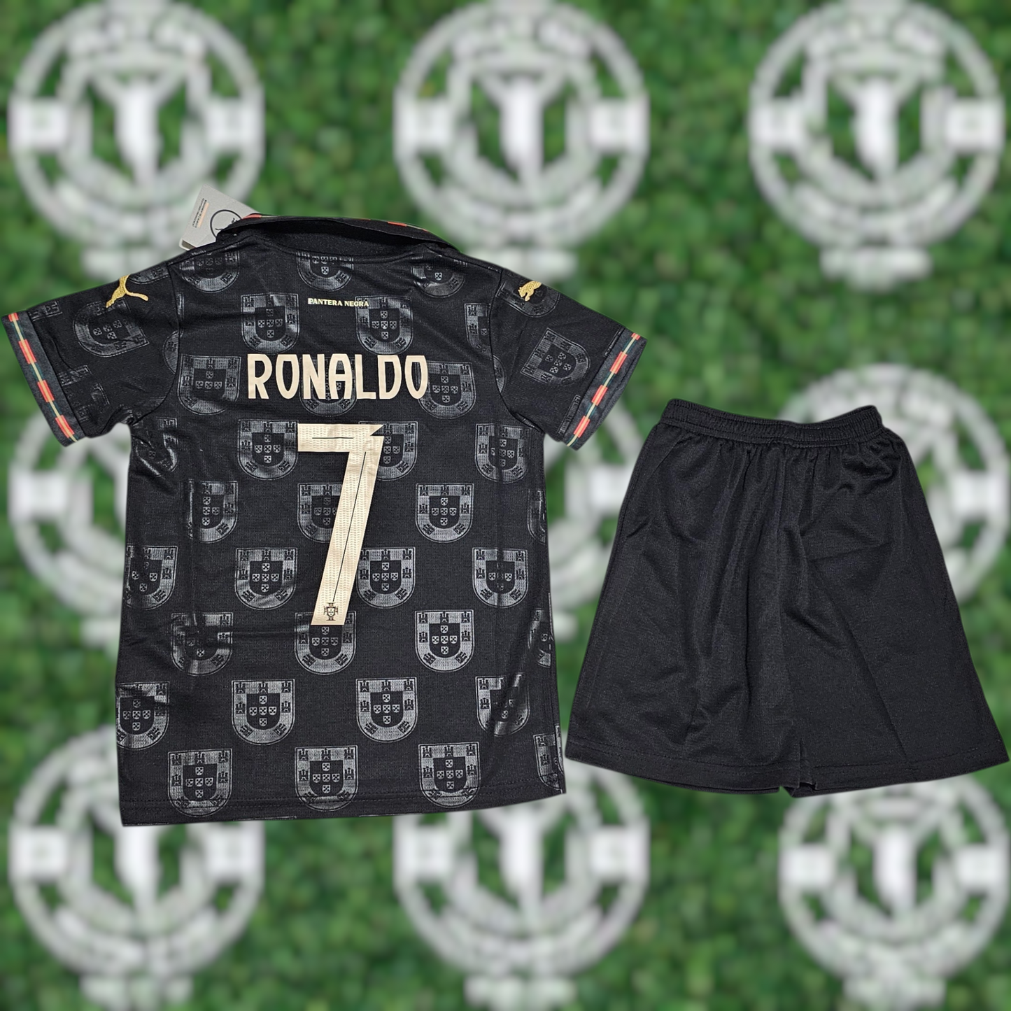 Kids Portugal 2025 Special Edition Eusébio Jersey Ronaldo