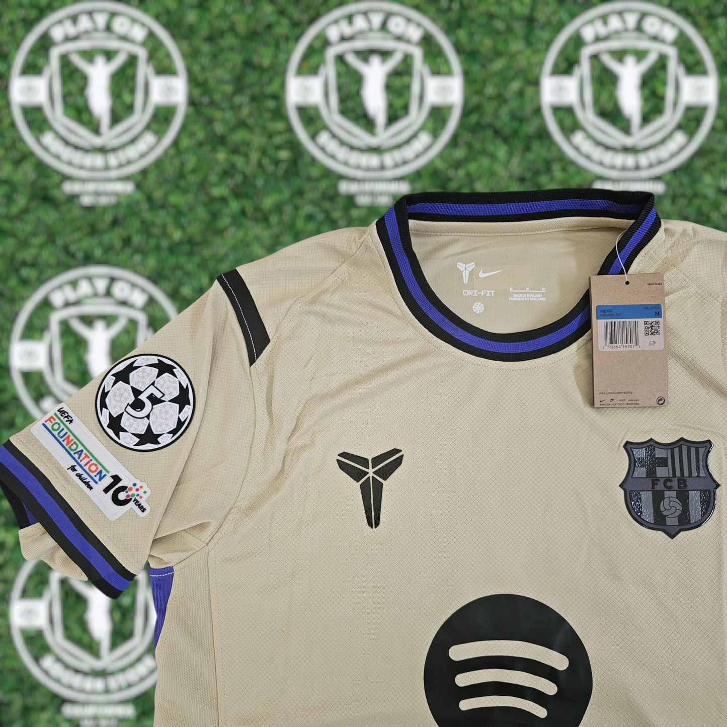 Men's Barcelona 25/26 Away Fan Version Lamine Yamal Jersey