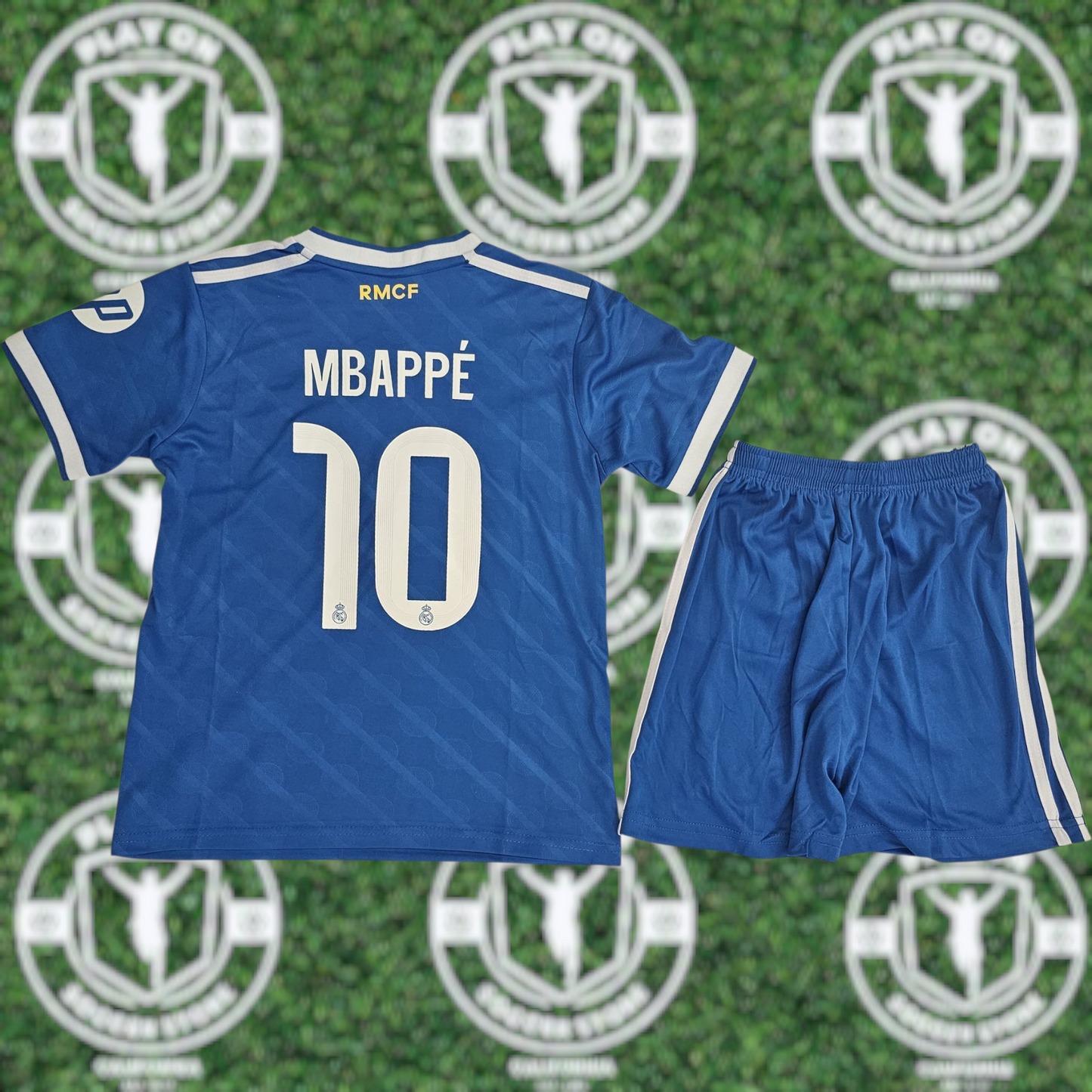 Kids Real Madrid 25/26 Third Mbappe Kit