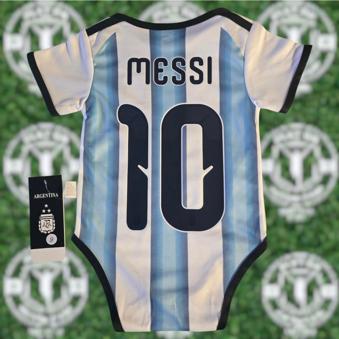 Baby Argentina 2026 World Cup Home Messi Bodysuit