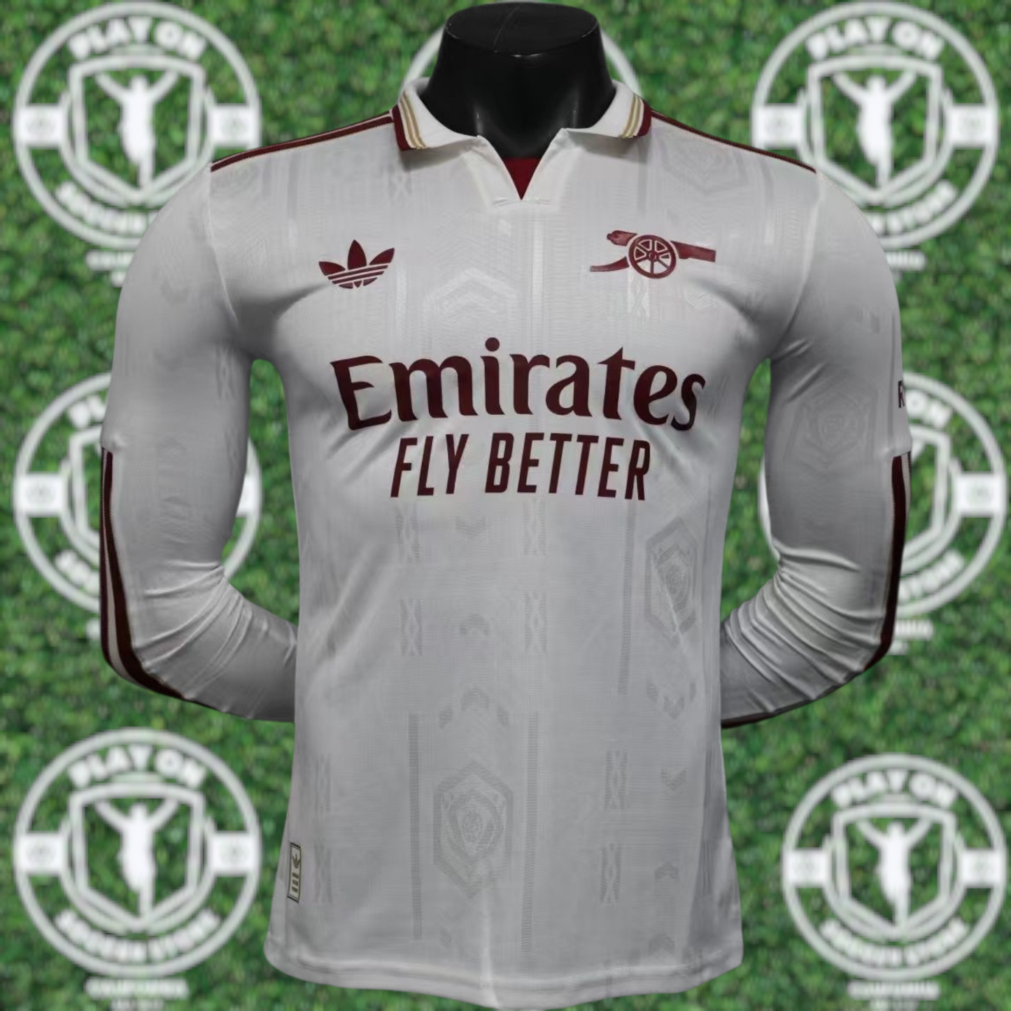 Men's Arsenal 25/26 Third Jersey Player Version Long Sleeve