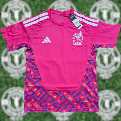 Men's Mexico 2026 World Cup Home Goalkeeper Fan Version Jersey
