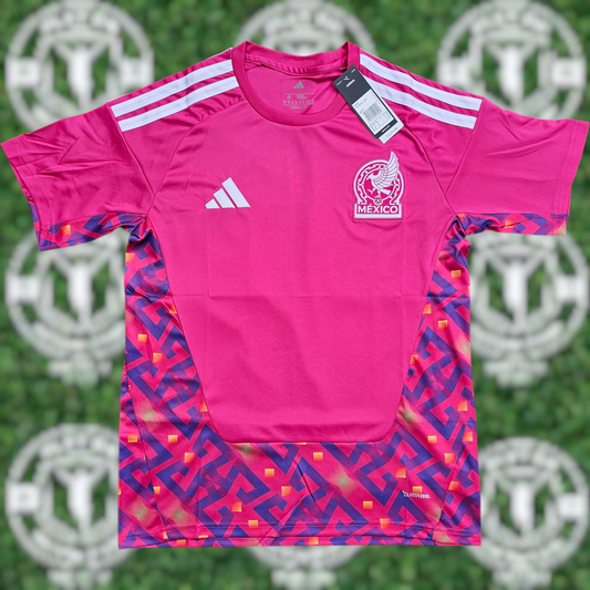 Men's Mexico 2026 World Cup Home Goalkeeper Fan Version Jersey