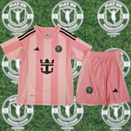 Kids Inter Miami 2025 Home Messi Kit