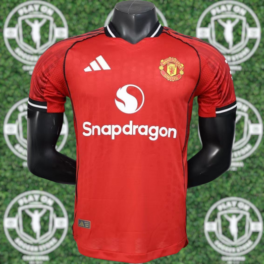 Men's Manchester United 25/26 Home Player Version Jersey