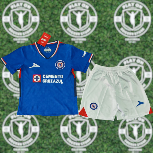 Kids Cruz Azul 25/26 Home Kit