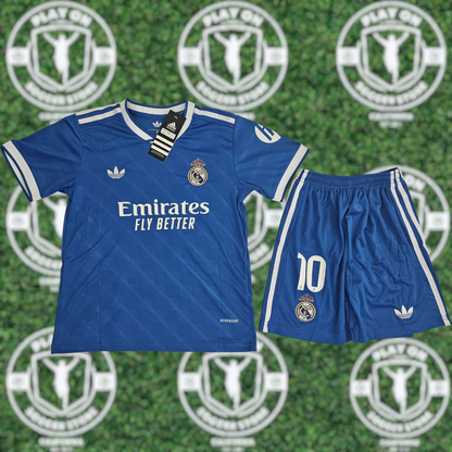Kids Real Madrid 25/26 Third Mbappe Kit