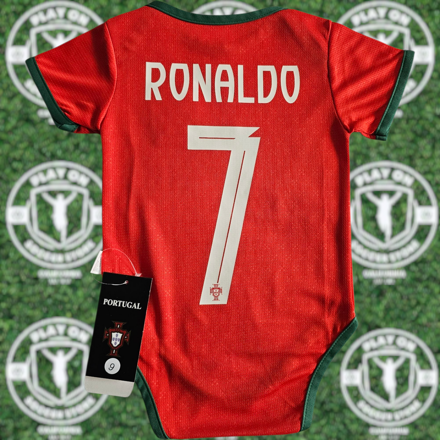 Baby Portugal 2025 Home Ronaldo Bodysuit