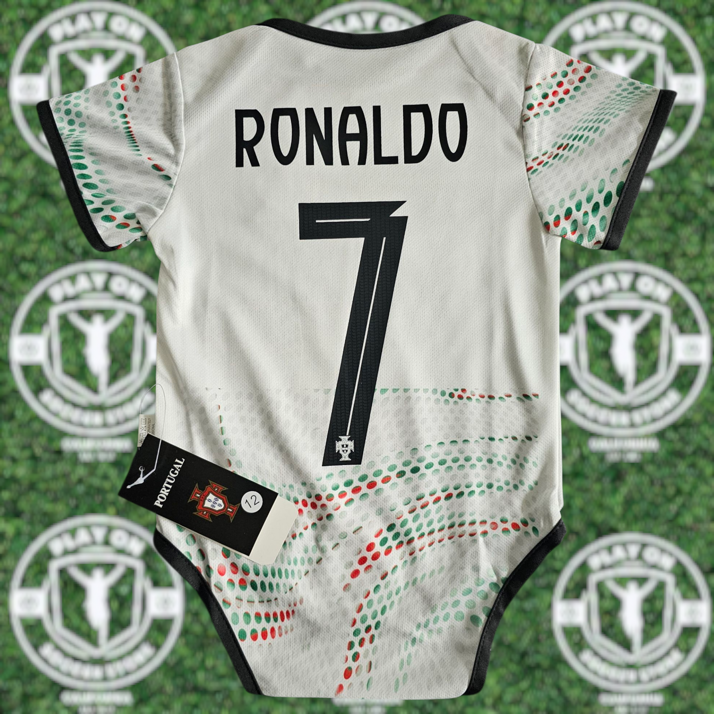 Baby Portugal 2025 Away Ronaldo Bodysuit