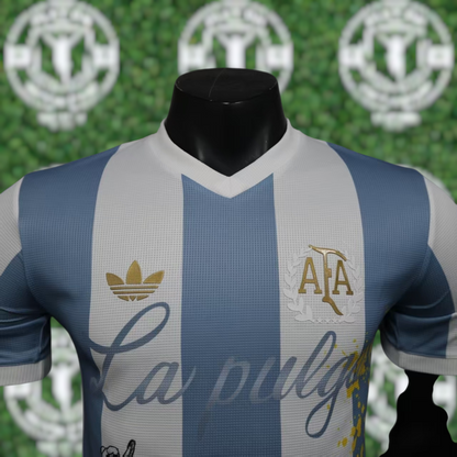 Mens Argentina Messi "La Pulga" Player Version Jersey