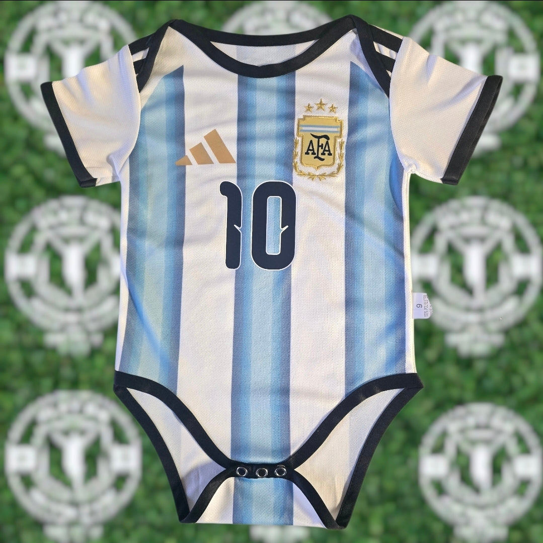 Baby Argentina 2026 World Cup Home Messi Bodysuit