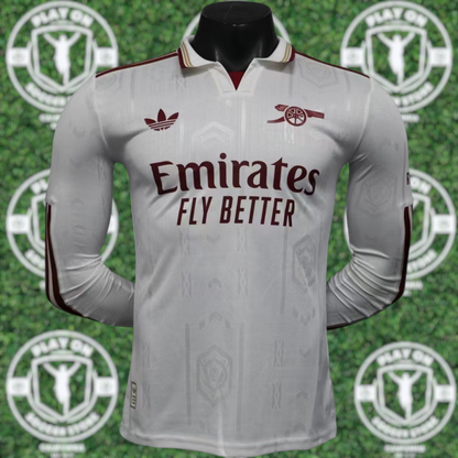 Men's Arsenal 25/26 Third Jersey Player Version Long Sleeve